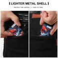 thumbnail image 3 of Grandes héroes-theme Copper Metal Lighter Shell, Premium Replacement Refillable Lighter Case with Durable Metal Construction, Compatible with Zippo and Most Standard Lighter Models, 3 of 6