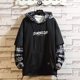 thumbnail image 1 of Sudaderas con capucha de retales para hombre, ropa informal con impresión de letras, sudadera con capucha para hombre, 1 of 4