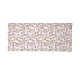 thumbnail image 2 of Cherry Blossom Neck Gaiter, Floral Leaves, Unisex, Pink Green and Brown, by Ambesonne, 2 of 3