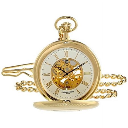 Charles-Hubert Paris Men's 3953-G Classic Collection Pocket Watch