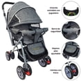 thumbnail image 3 of Carriola Reversible The Baby Shop H-B con toldo plegable 3 posiciones Gris, 3 of 8