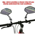 thumbnail image 3 of AUR Bicycle Mirrors for Handlebars, 2pcs Safety HD Handlebar Rearview Mirror, Adjustable Bike Mirrors Handlebar Rearview Mirror, Electric Bike, 3 of 14