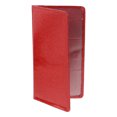 thumbnail image 1 of Luxshiny Vehicle Registration Holder En PU Roja Con Protección Para Documentos Del Auto, 1 of 8