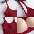 thumbnail image 6 of Women's Adjustable Spaghetti Strap Cami Tank Top Cropped Stretchy Basic Layering Casual Summer Daily Tops 2026, L, 6 of 6