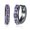 Purple, variant on Platinum Gun Plated Brown Huggie Hoop Earrings Huggies Zircon Latch Back Clasp L669