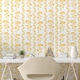 thumbnail image 3 of Ambesonne Botanical Peel & Stick Wallpaper for Home, Branches Tansy Flowers, 13"x36", Earth Yellow and White, 3 of 6