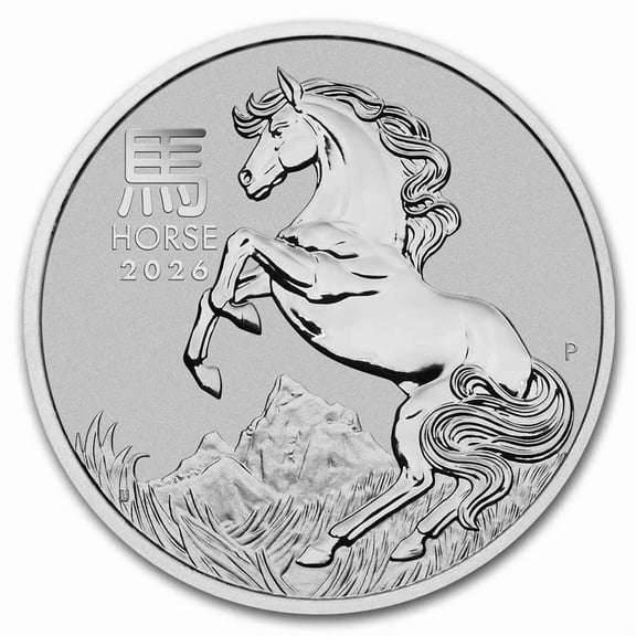 2026 Australia 1 oz Platinum Lunar Horse BU (Series III)