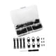 thumbnail image 4 of Kit de 252 colgadores de cuadros surtidos con tornillos y herrajes fáciles de instalar Negro, 4 of 7