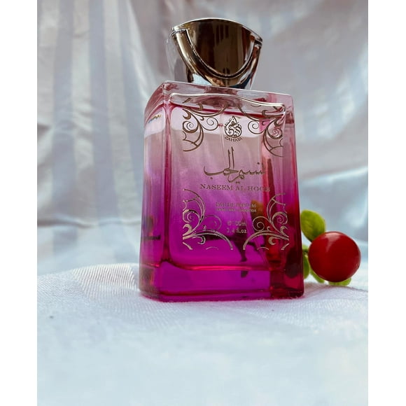 Naseem Al Hoob Eau De Parfum For Women 100ml, 3.4 Fl.oz. | Alcohol Free & Long Lasting Perfume For Girls - With Rose, Strawberry & Musk Notes | Luxury Perfume For Daily Use - Natural Spray