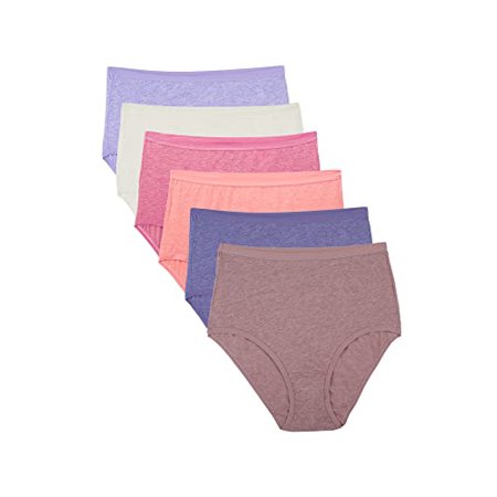

Fruit of the Loom Women s Premium Underwear Soft & Breathable Ultra Soft-Brief-Fashion Assorted 10