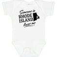 thumbnail image 3 of Inktastic Someone in Rhode Island Loves Me Boys or Girls Baby Bodysuit, 3 of 5