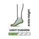 thumbnail image 2 of Calcetines Tobilleros para Hombre Smartwool Hike Light Cushion Fossil/Castaño, 2 of 2