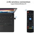 MX3 Air Mouse Mini Keyboard Wireless Remote, 2.4G Multifunctional Fly