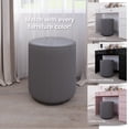 thumbnail image 3 of Boahaus Catelyn Modern Gray Vanity Stool with High Elastic Sponge Cushion for Bedroom, 3 of 6