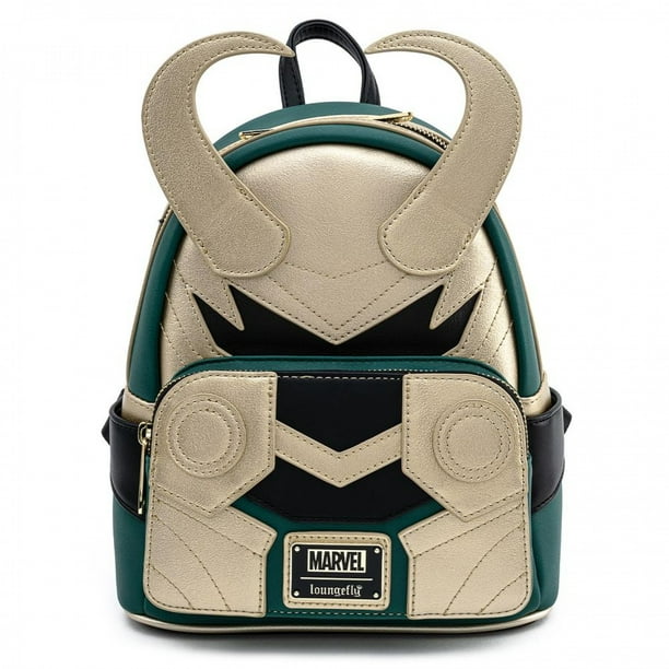 Marvel Loki Classic Helmet Mini Backpack by Loungefly Walmart