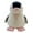 White, variant on Squeaky Penguin Stuffed Toy, Soft Animated Singing Penguin Doll, Cute Gift, Cute Plush Penguin Toy, 5.9in/15Cm, White