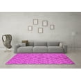 thumbnail image 3 of Ahgly Company Indoor Rectangle Solid Pink Modern Area Rugs, 2' x 3', 3 of 4