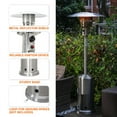 Nuu Garden Outdoor Patio Heater Propane Gas Standing Heater with Wheels