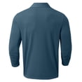 thumbnail image 4 of Hauaitttt Lightweight Mesh Zip Long Sleeve Tee for Men – Breathable Ice Silk Athletic Style Comfortable Fit and Quick Drying T Shirts plus Size Men, 4 of 5