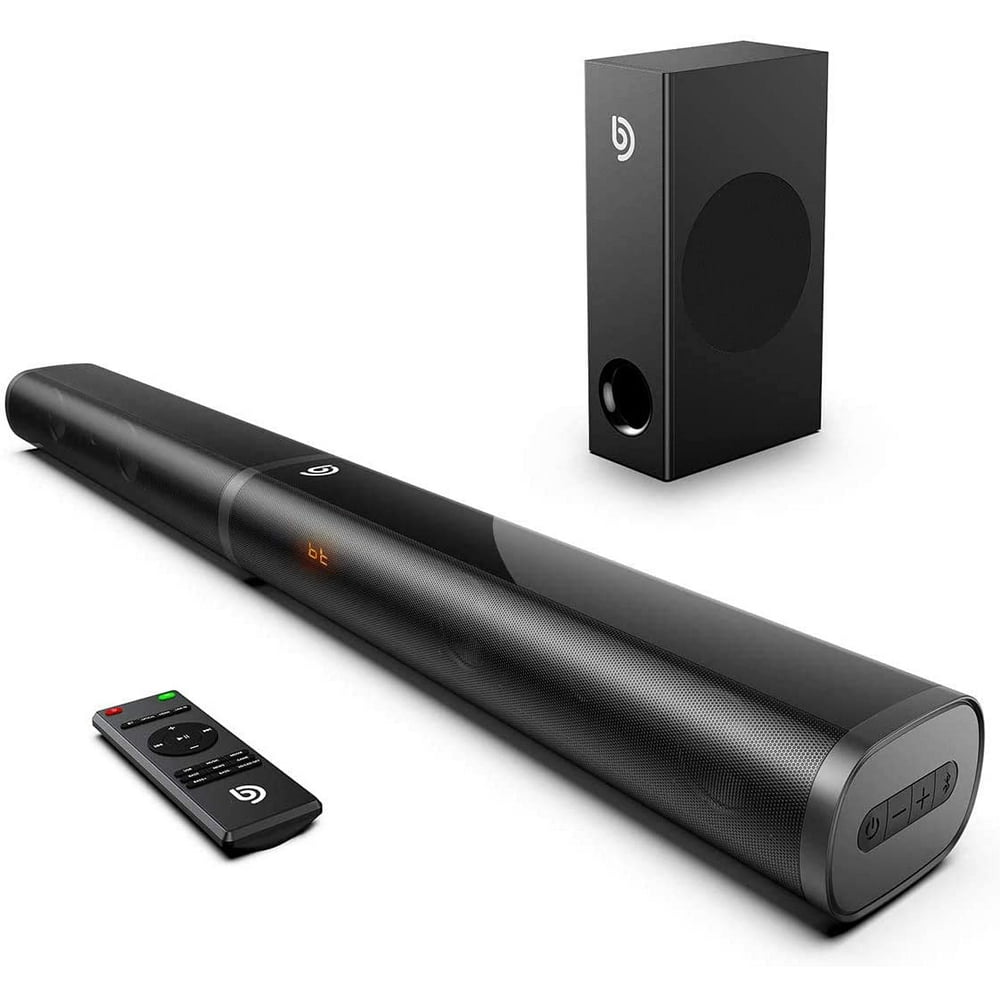 soundbar with bass built in