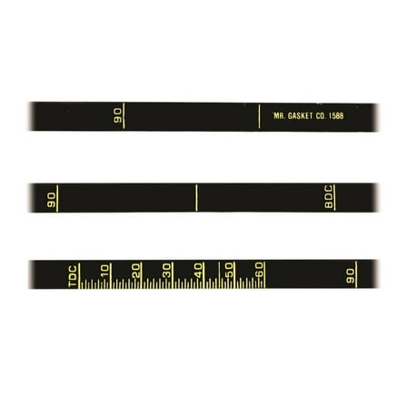 Mr. Gasket 1588 Engine Timing Tape Fits select: 1988-1995 CHEVROLET GMT-400, 1968-1992 CHEVROLET CAMARO