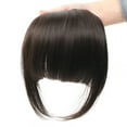thumbnail image 4 of 3 Pcs Frange Invisible Courte Sans Couture Pièces de Cheveux Remplacement Frange Plate pour Femmes Filles, 4 of 6