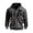93#Dark Gray, variant on Mens Utility Full Zip Hoodie Tactical Muscle Fit Long Sleeve Jacket Drawstring Hood Kangaroo Pocket Streetwear White M
