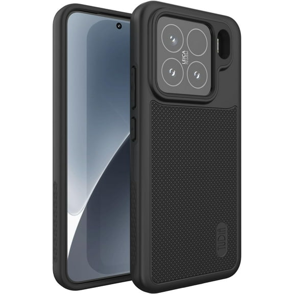 TUDIA MergeGrip Xiaomi 15 5G Case 2025 Military Grade Dual Layer Cover - Matte Black
