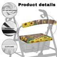 thumbnail image 5 of HELLHERO Sunflower Rollator Walker Seat Covers Removable and Washable Seat Back Cover and Easy to Clean Cover Only, 5 of 7