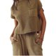 thumbnail image 1 of Chaleco De Suéter De Punto Suéter de punto Chaleco Casual Sin mangas Tanques Bolsillo superior para fiesta (Caqui XL) Cgtredaw Para estrenar, 1 of 1