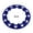 Blue-6 inches, variant on ATVs Wheel Rims Hub Protective Decoration Tyre Guard Covers for Beach Cars Easy to Install Long Lasting Enhanced Styles