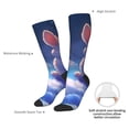 thumbnail image 6 of Zufioo Cloud Cute Rabbit Print Long High Thigh Socks Knee-High Warm Stocking Women Boot Sock Leg Warmer High Socks for Daily Wear, Cosplay, 6 of 6