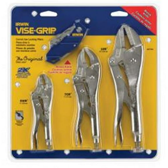 Irwin Industrial Tools PE2077703 Plier Lockng 3 Piece Set with 8-In-1 Multi Too