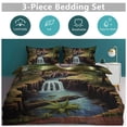 thumbnail image 2 of 3D Visual Illusion Dinosaur 3D Duvet Cover Set Quilt Cover Theme of for Bedroom Decoration, 2 of 6