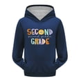thumbnail image 6 of Ruyang Kids Girls 2nd Grade Back to School Hoodies Boys Preppy First Day of School Sweatshirts Soft Cute Pullover Hoodie, 6 of 7