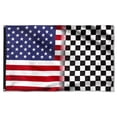 thumbnail image 2 of Racing Flag Racing American Grommet Flag Banner with Grommets 3x5Feet Man cave Decor, 2 of 6