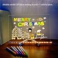 thumbnail image 4 of Enqiretly Note Message Board Lamp Writing Erasable Night Light Party Decoration Bedside Rewritable Lighting Indoor Personalized 20x20cm, 4 of 6