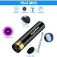 TRAHOOUV 365nm Black LightsMini USB C Rechargeable Flashlights