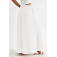 thumbnail image 3 of PRETTYGARDEN Women's Summer Wide Leg Palazzo Pants High Waisted Flowy Pockets Trendy Casual Lounge Boho Beach Trousers, 3 of 10