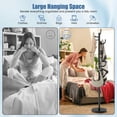 thumbnail image 6 of Spaco Metal Coat Rack Stand with 8 Sturdy Hooks and Metal Base, Free Standing Coat Tree, Coat Racks for Bedroom and Hallway, 6 of 7