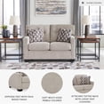 thumbnail image 5 of Signature Design by Ashley Mahoney Pebble Loveseat, 5 of 12