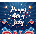thumbnail image 4 of Patriotic Design Happy 4th of July Banner Decorative Pattern Stars and Stripes Celebration Flag for Independence Day Party Outdoor Event Home Decor, 4 of 7