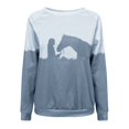 thumbnail image 4 of Puntoco - Sudaderas con estampado 3D para mujer, camiseta de manga larga con estampado de estrellas Puntoco Puntoco-4, 4 of 5