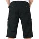 thumbnail image 2 of Pantalones cortos elásticos de 3/4 de longitud larga para hombre, pantalones de tres cuartos de combate tipo cargo con cintura, 2 of 3