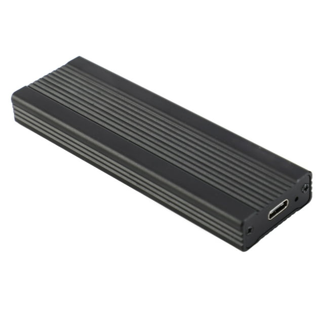 SSD Enclosure, LED Indicator USB 3.1 M.2 Enclosure 10Gbps Ultrathin Design for 2280mm Black