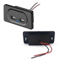 thumbnail image 2 of Cargador de coche USB dual 12v KEWITY Módulo de enchufe dual para Campervan, 2 of 4