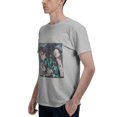 thumbnail image 4 of Dem-on Anime SLA-yer (4) Men's Basic Short Sleeve T-Shirt Gray 3X-Large, 4 of 5