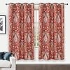 DriftAway Christopher Peacock Floral Thermal Insulated Blackout Curtains, 52” x 63” (2 Panels)
