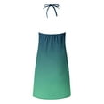 thumbnail image 4 of mfyjkho Vestidos casuales para mujer, Vestido de verano para mujer, sin mangas, con tirantes y estampado Vestidos de fiesta para mujer s, 4 of 5