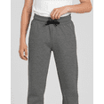 thumbnail image 3 of Real Essentials 3 Pack: Boys' Cotton Fleece Jogger Sweatpants - Active Athletic Youth Pants for Teens with Pockets, 3 of 6